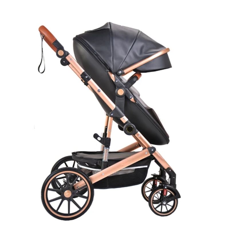 KIDSCOOL - COCHE CUNA EGG 3 EN 1 ( NEGRO)