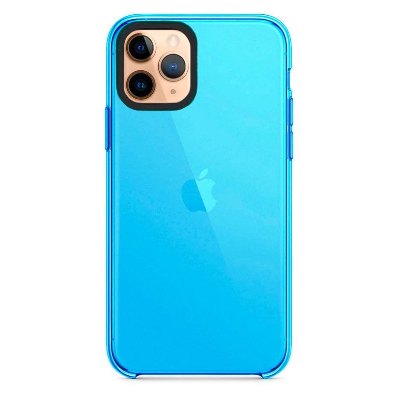 JOIGO - Carcasa Para iPhone 14 Pro Reforzado Fluor Celeste
