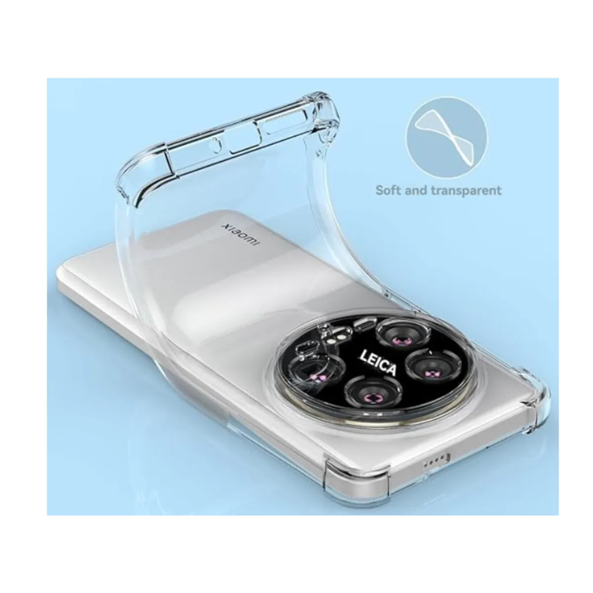 GENERICO - Carcasa Funda Para Xiaomi 14 Ultra 5g Transparente Reforzada