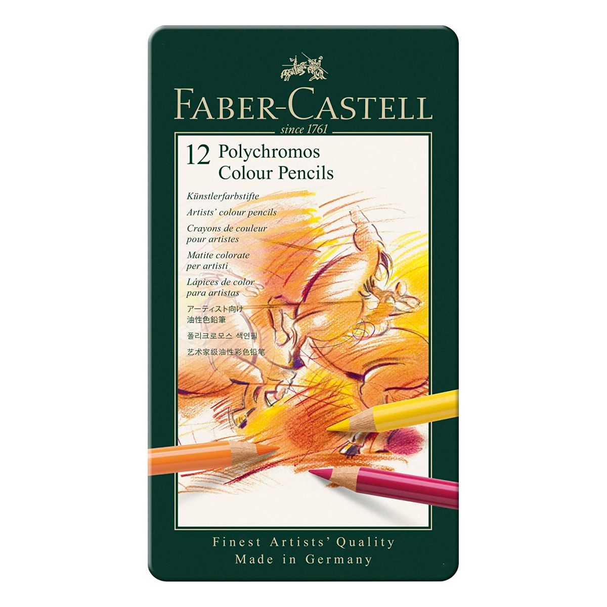 FABER-CASTELL - Faber-Castell Polychromos - 12 Colores