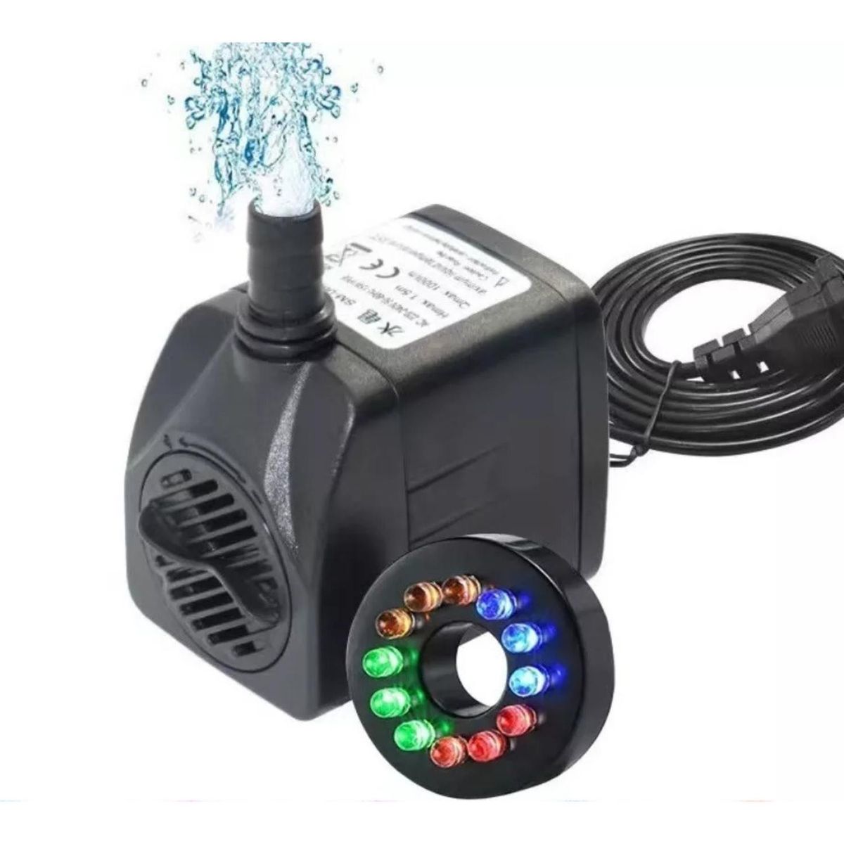 IMPORTCLICK - Bomba Agua Pileta Acuario Sumergible 12 Luces Led