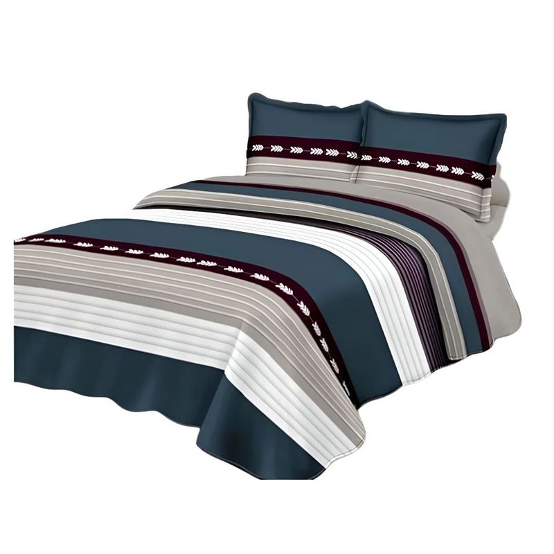 GENERICO - Cubrecama Quilt Verano 1.5 Plazas - Arrow KFL620