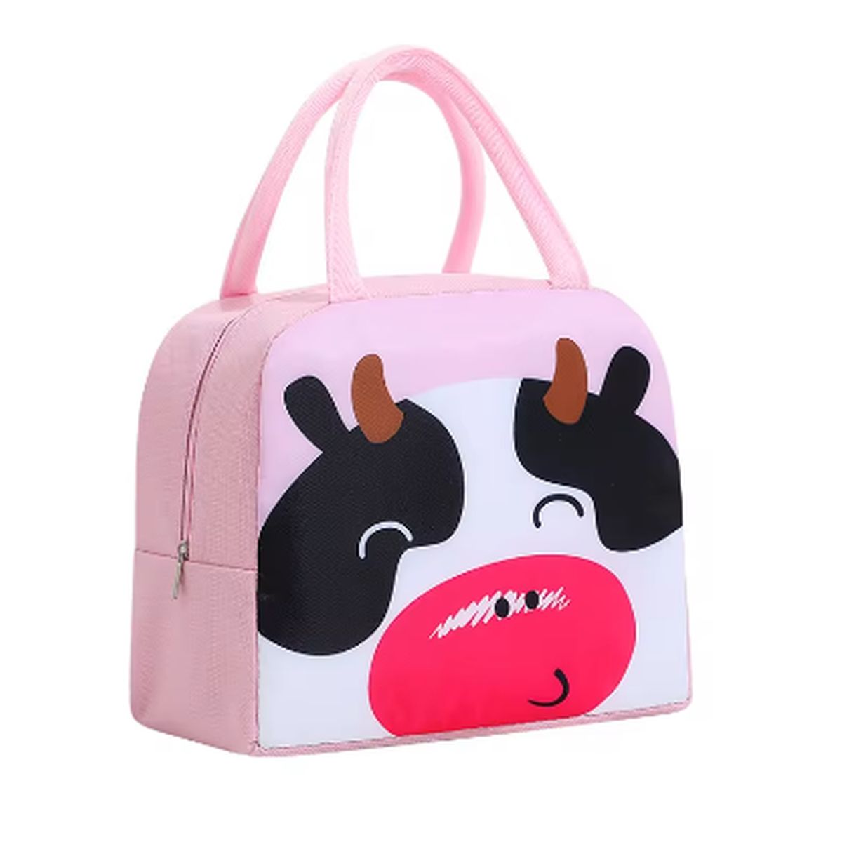 GENERICO - Lonchera Térmica con Diseño de Vaca -Mantén tus Alimentos Frescos