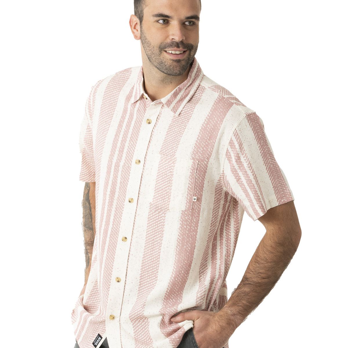 KIVUL - Camisa Hombre Kivul Morzo Blanco