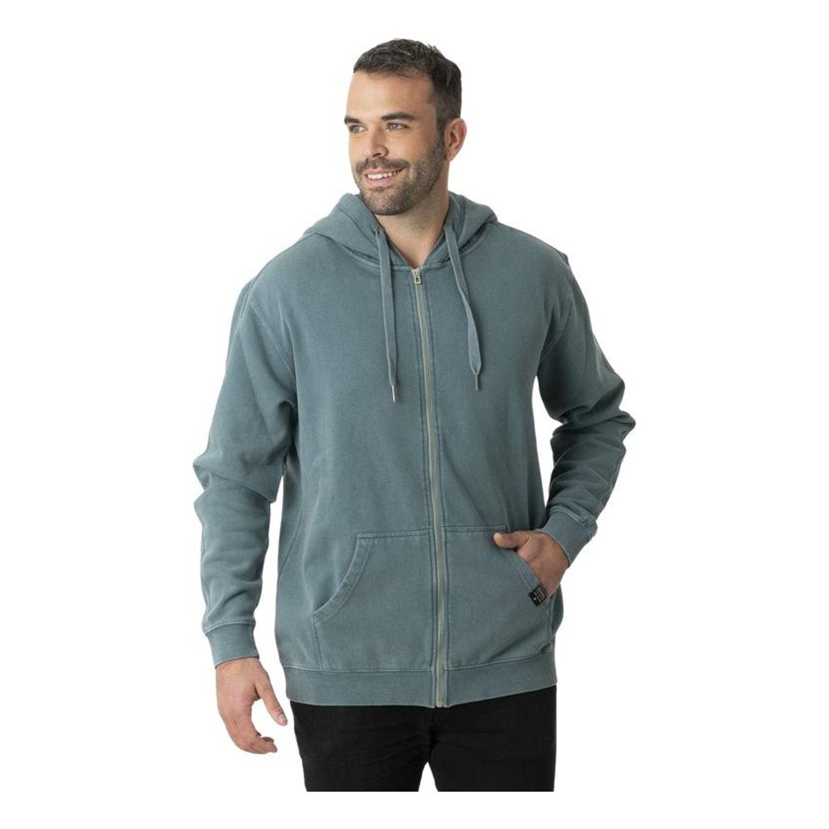 KIVUL - Polerón Anerk Reciclado Hombre Azul