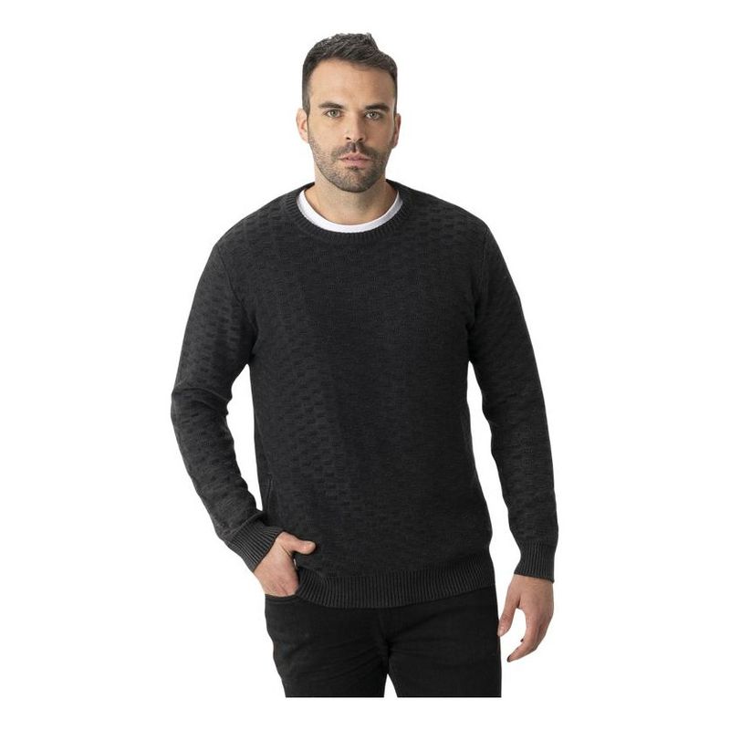 KIVUL - Chaleco Lapos Hombre Negro