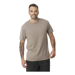 KIVUL - Polera Phrases Reciclada Hombre Café