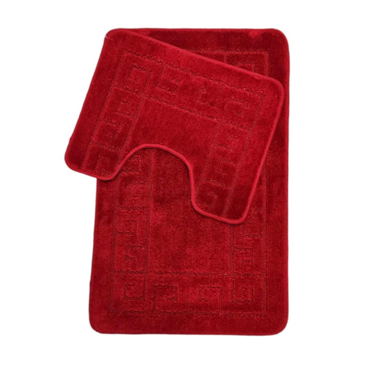 GENERICO - Set 2 Piso de baño con antideslizante hechos en Turquía 80x50 CM