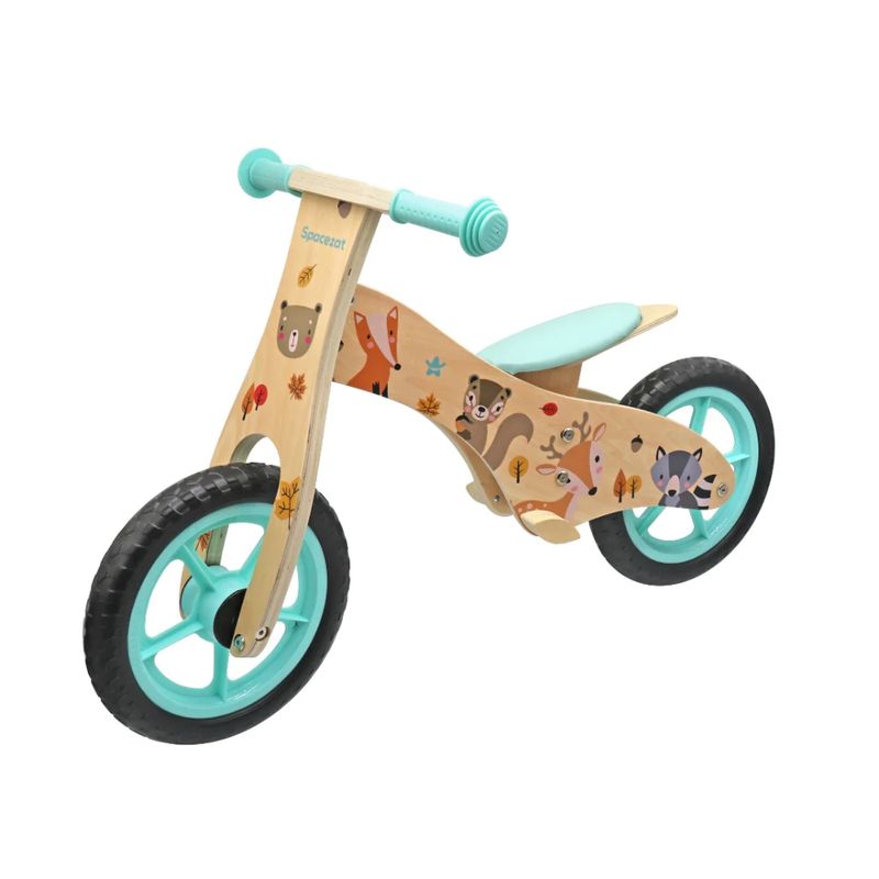 GENERICO - Bicicleta de Aprendizaje Equilibrio Madera Verde
