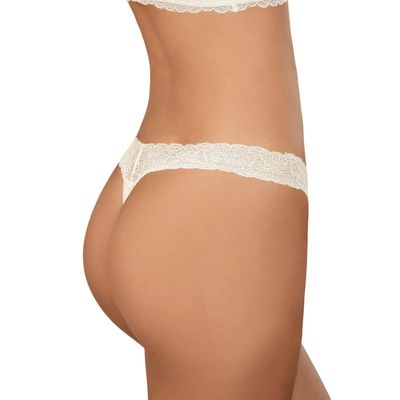 Imagen 2 del producto Colaless con encaje en cintura y tela lisa 092042 Perla