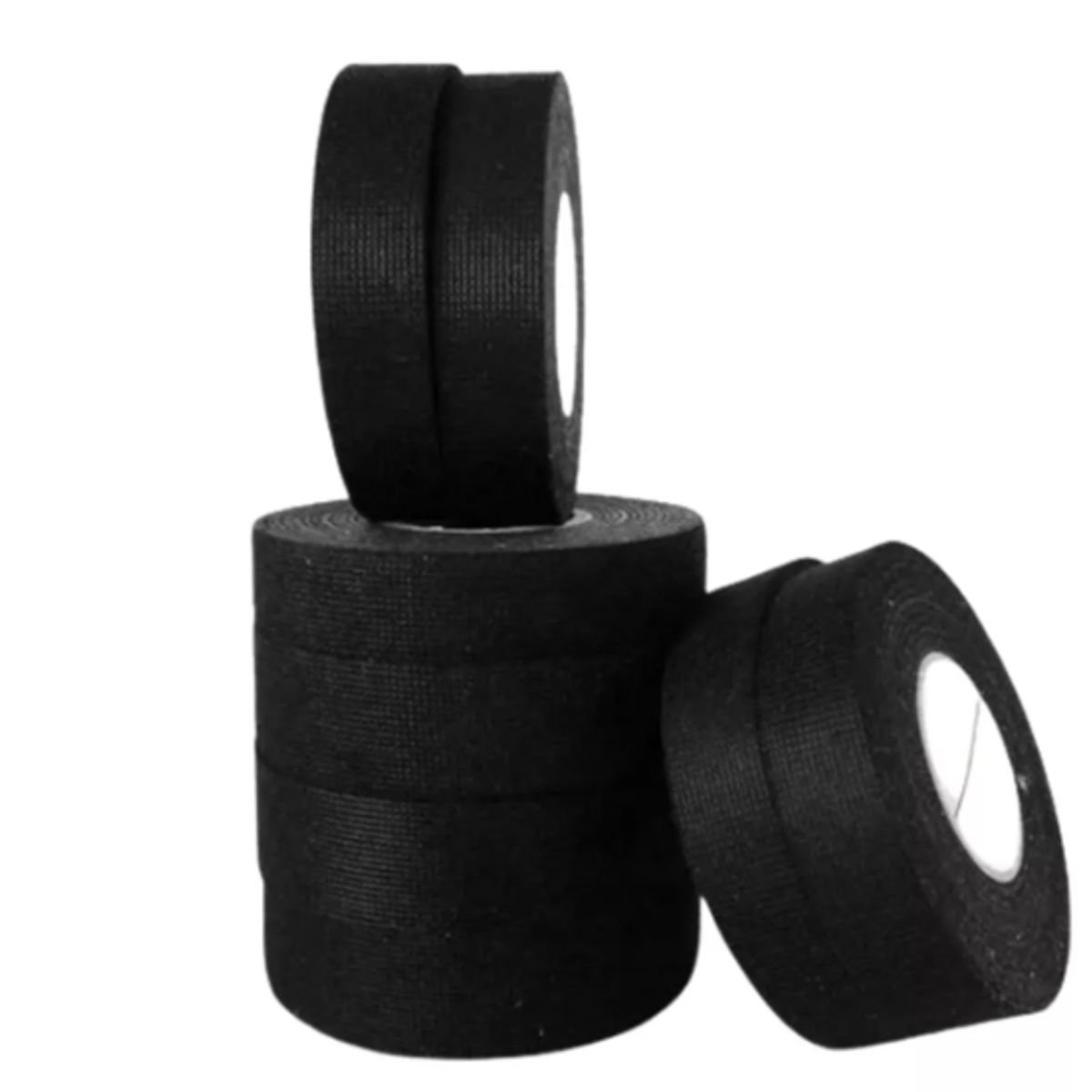 GENERICO - Cinta Tela Arnés Cableado Audio Automotriz 19mm 25 Metros