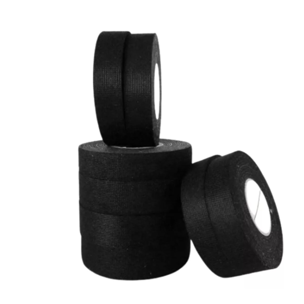 GENERICO - Cinta Tela Arnés Cableado Audio Automotriz 19mm 25 Metros