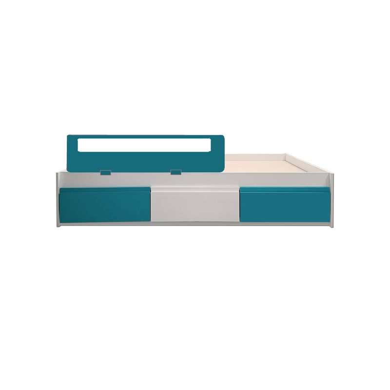 DECORACION CREATIVA - Cama Montessori 3 Cajones 1 Pza - Calipso/Blanco
