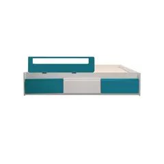 DECORACION CREATIVA - Cama Montessori 3 Cajones 1 Pza - Calipso/Blanco