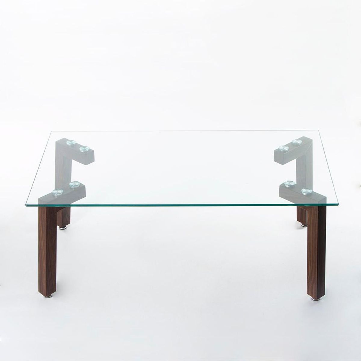 SPAZZIO - Mesa centro Jockey nogal - Café