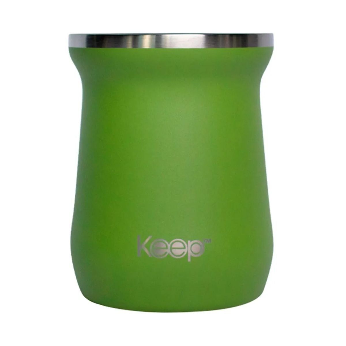 KEEP - Vaso Mate Acero Inoxidable Hammered Keep 300ml Verde KEEP