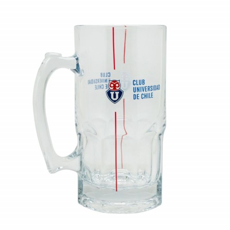 U DE CHILE - Vaso Cervecero Schopero Universidad De Chile 1 Lt U DE CHILE