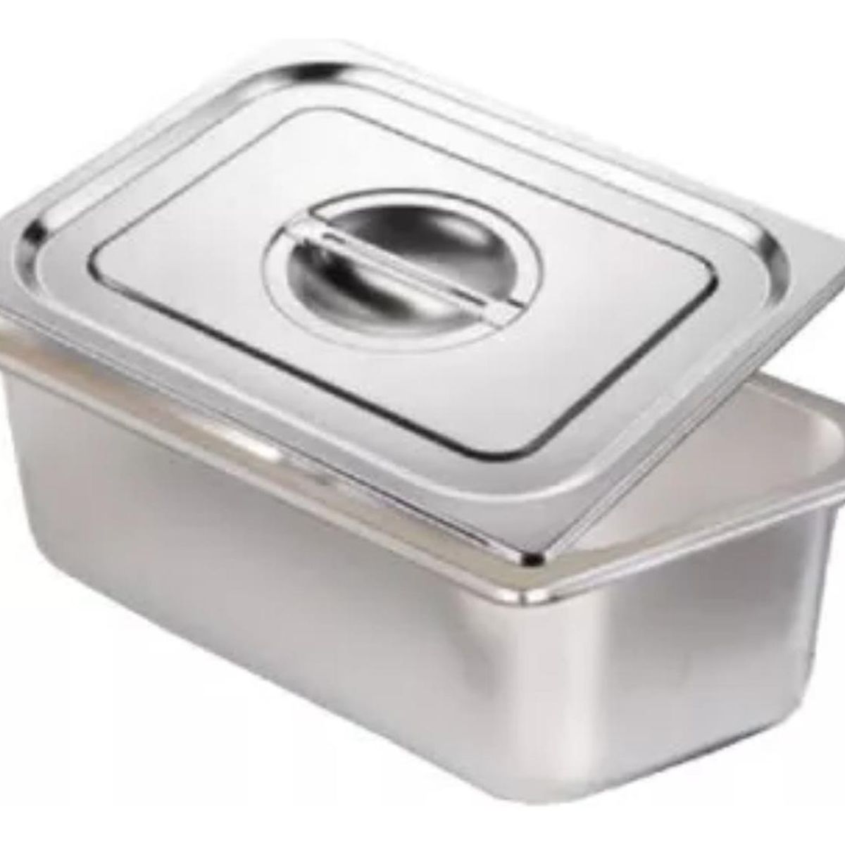 IMPORTCLICK - Pack 6 Depositos Gastronómico Tapa Acero 16x26 CM IMPORTCLICK