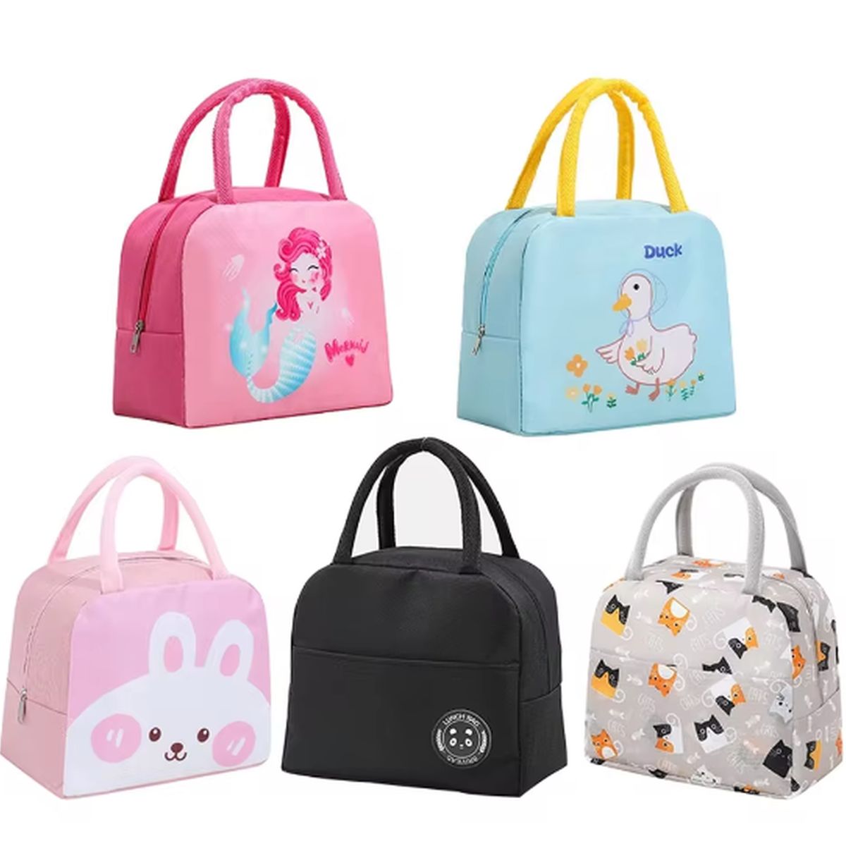 GENERICO - Lonchera Térmica Diseño de Pato -Mantén tus Alimentos Frescos