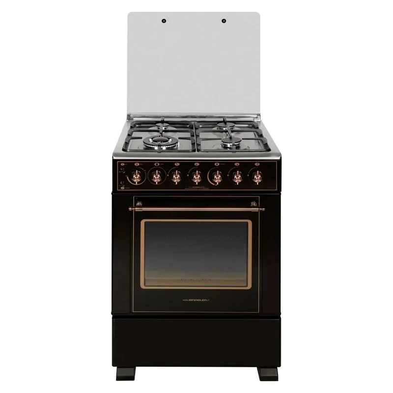 SINDELEN - Cocina Gas Retro 4 Quemadores Sindelen CH-6850RD