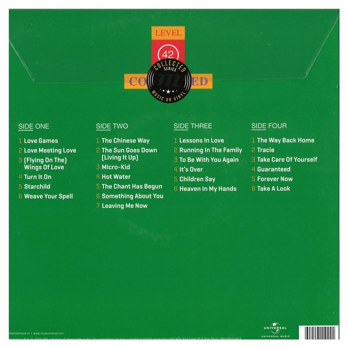 GENERICO - Level 42 - Collected - Vinilo Doble