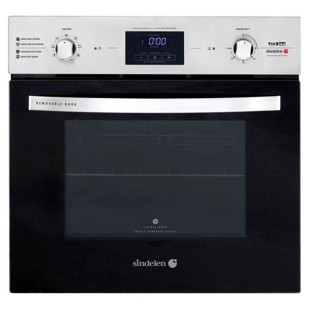 SINDELEN - Horno Empotrable Eléctrico Sindelen He-7400in