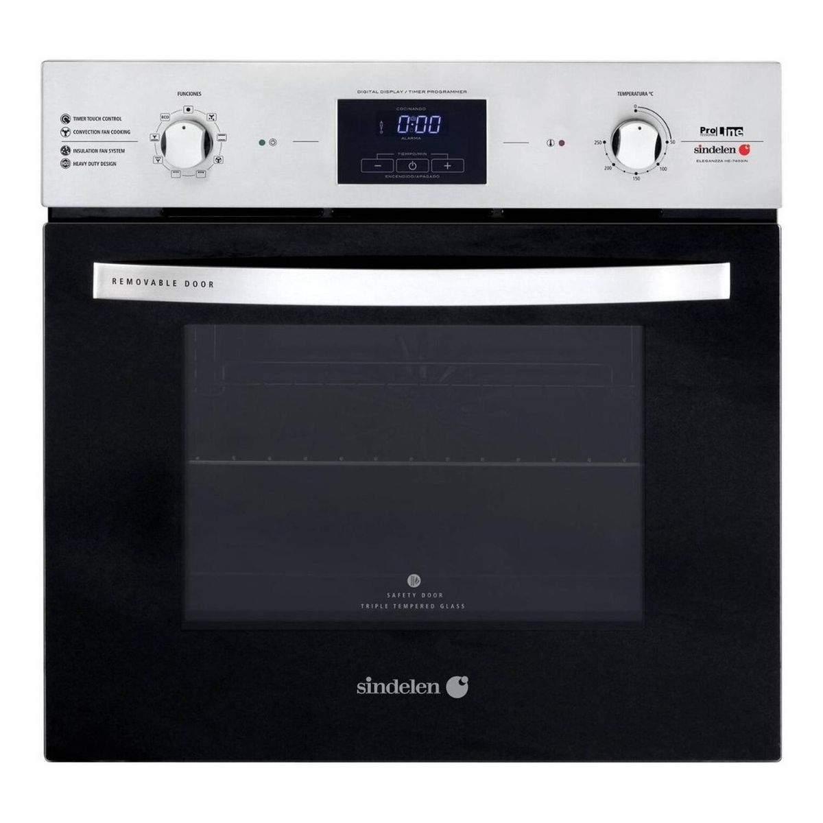 SINDELEN - Horno Empotrable Eléctrico Sindelen He-7400in