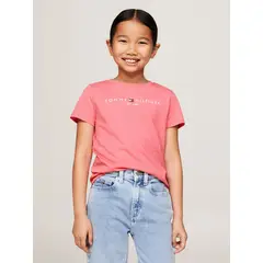 TOMMY HILFIGER - Polera Essential Organic Cotton Rosado