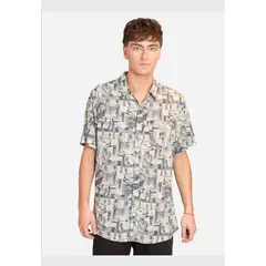 RUSTY - Camisa MC Human Beings Ss Multicolor Hombre