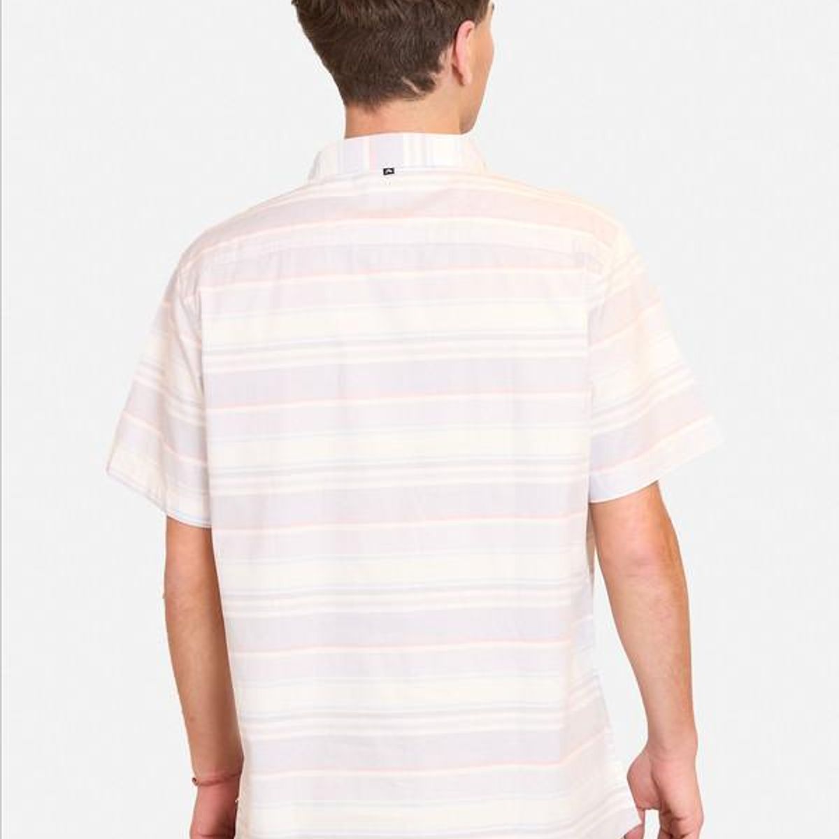 RUSTY - Camisa MC Shirt Lines Light Blue Multicolor Hombre Rusty