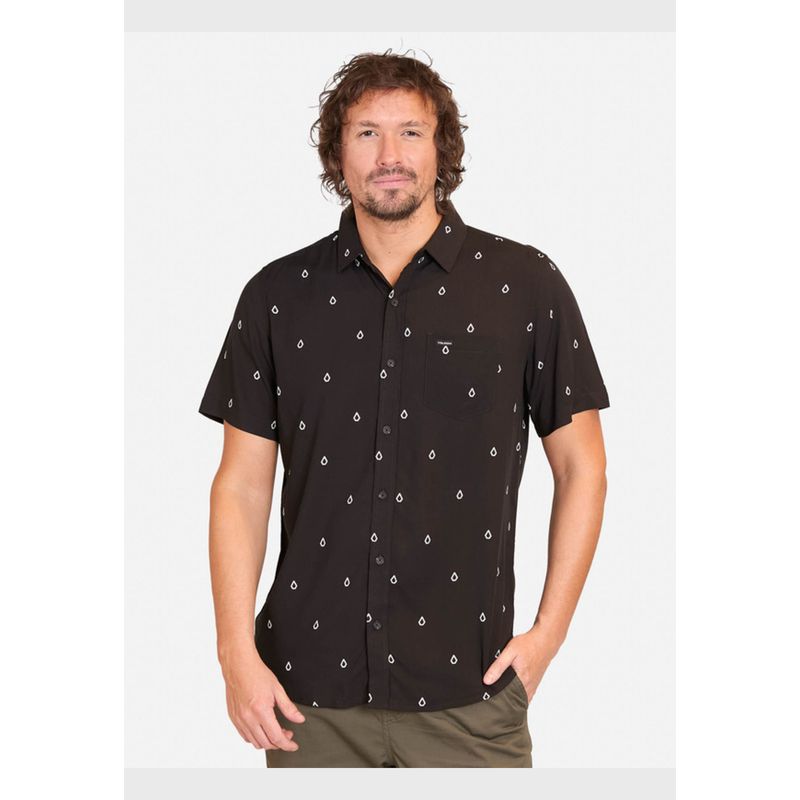 VOLCOM - Camisa MC Petterson Ss Multicolor Hombre Volcom