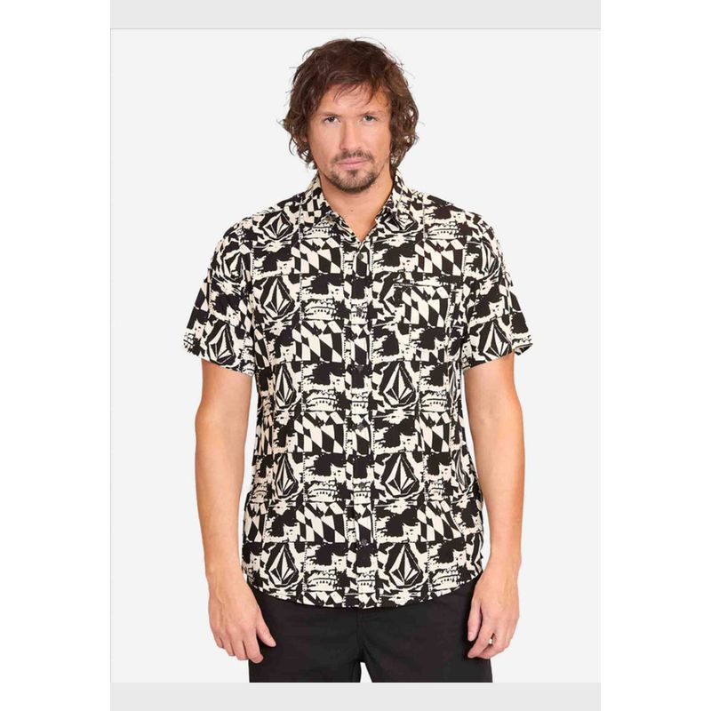 VOLCOM - Camisa MC Tt Collage Ss Multicolor Hombre Volcom