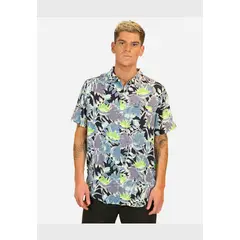 VOLCOM - Camisa MC Leaf Pit SS Multicolor Hombre