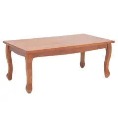 SPAZZIO - Mesa centro Retro café mate 130x70x45 cm