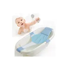 GENERICO - Hamaca Malla Para Bañera Tina De Bebe 4 Puntas Azul