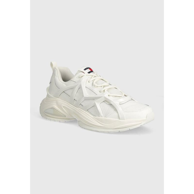 TOMMY HILFIGER - Zapatilla De Running Troqueladas Blanco Tommy Hilfiger