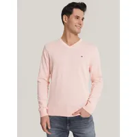 Sweater Básico Signature V-Neck Rosado