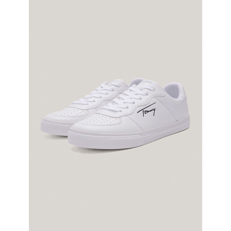 TOMMY HILFIGER - Zapatilla Casuales Signature Blanco Tommy Hilfiger