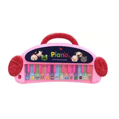 GENERICO - Piano De Sonidos De Animales Multi Sensorial Para Bebés Rosa