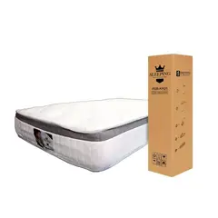 GENERICO - Colchón Comprimido Roller Confort Plus Resortes Independientes 1,5 Plazas 105x190x25 cm