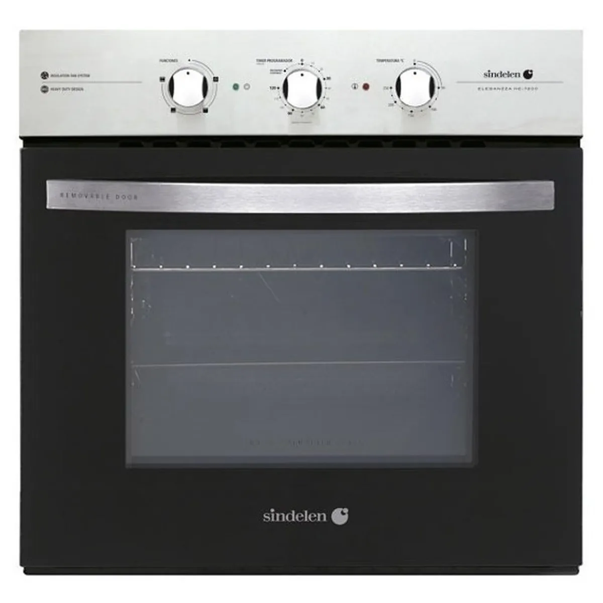 SINDELEN - Horno Empotrable Sindelen 2250W 57 Lts Inox HE-7200IN