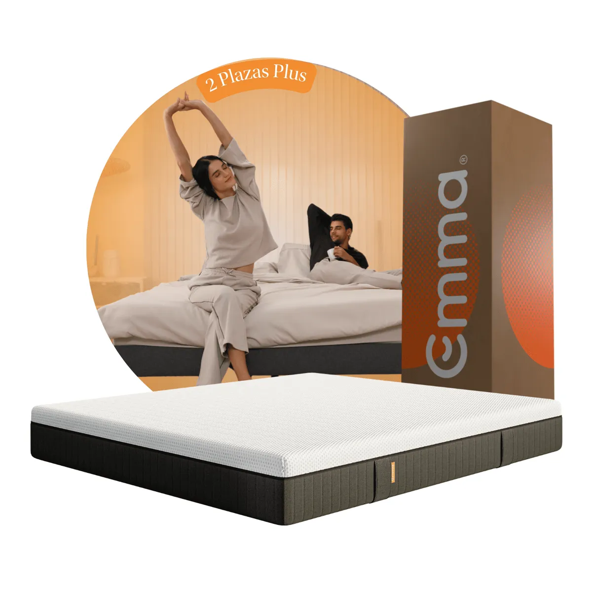 EMMA - Colchón Emma Confort Premium 2 Plazas Plus