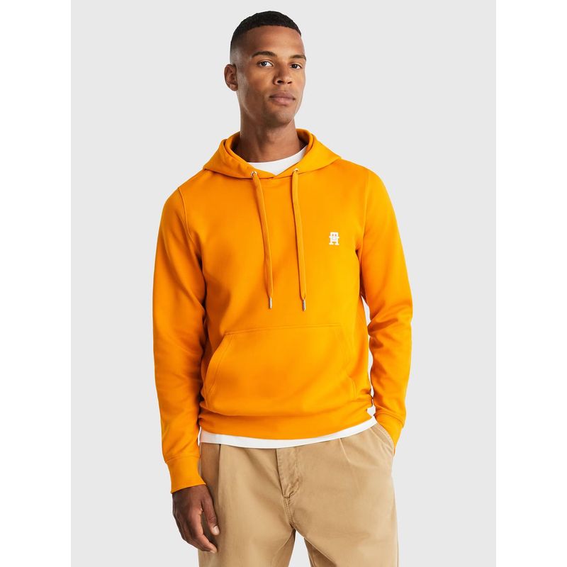 TOMMY HILFIGER - Polerón Hoodie Logo Monogram Naranjo Tommy Hilfiger.