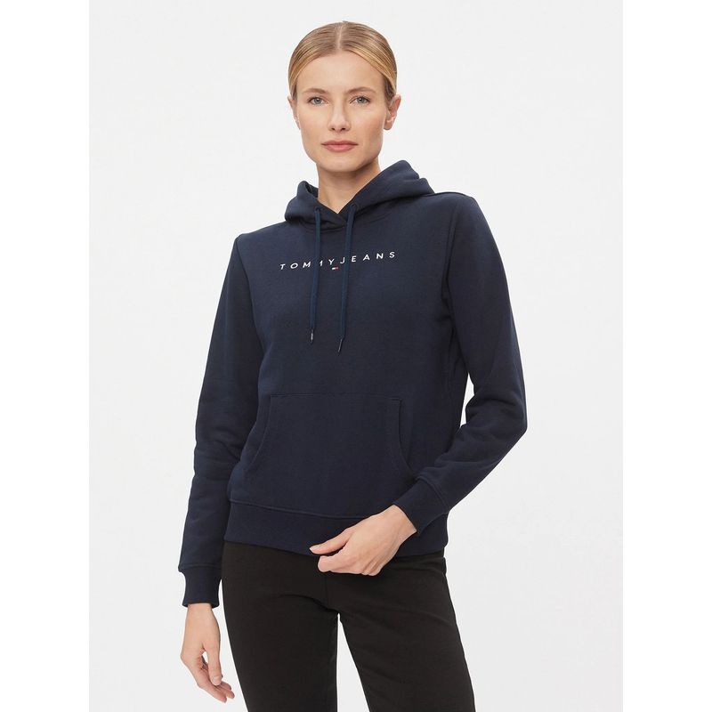 TOMMY HILFIGER - Polerón Hoodie Logo Monotype Azul Tommy Jeans
