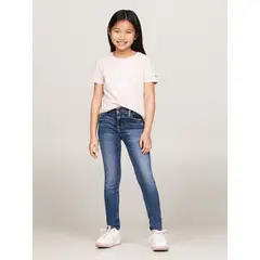 TOMMY HILFIGER - Jeans Nora Skinny Talle Medio Azul
