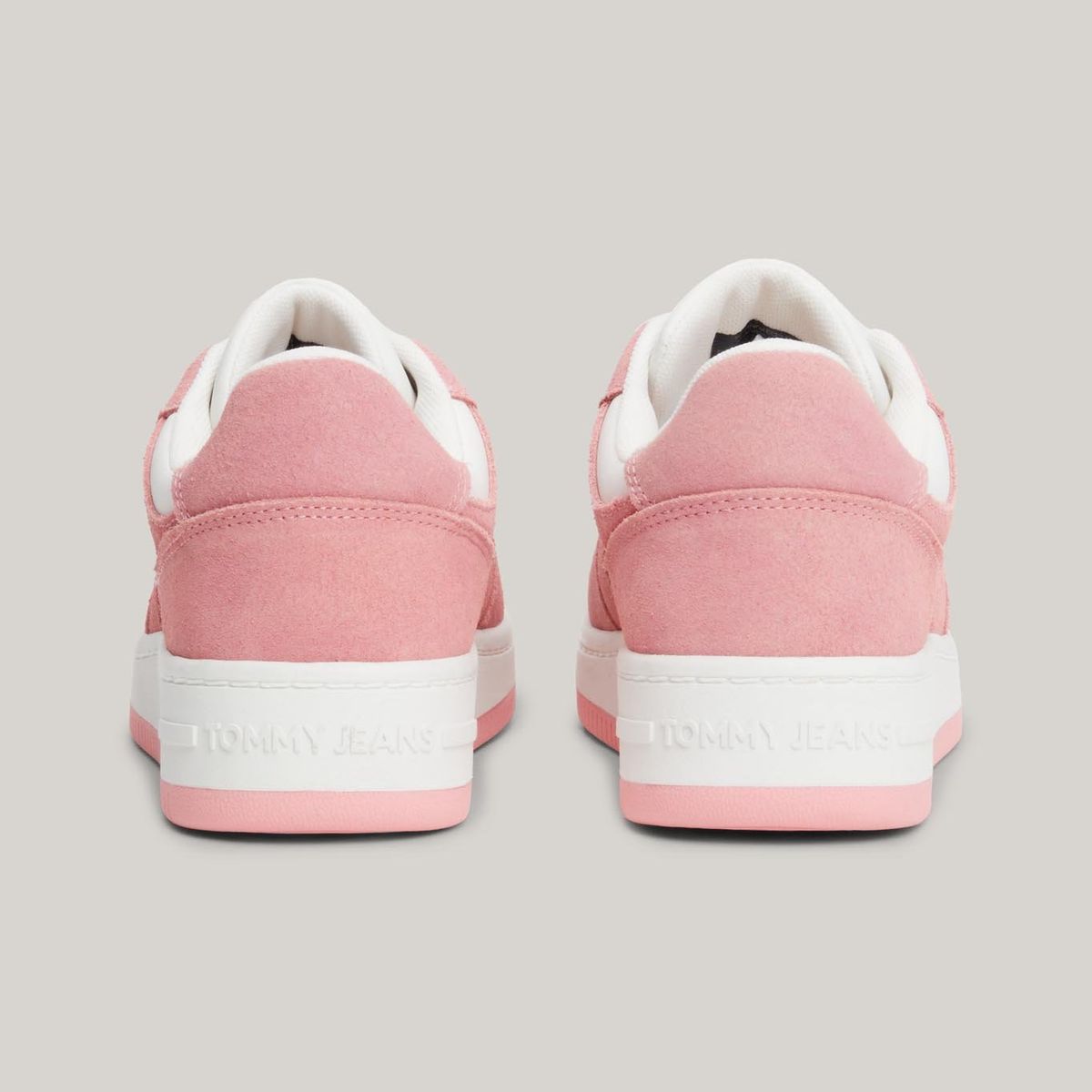 TOMMY HILFIGER - Zapatilla Retro Paneles A Contraste Rosado Tommy Hilfiger