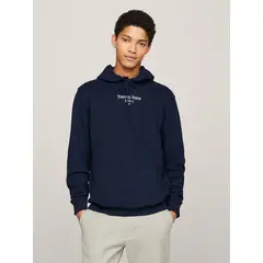 TOMMY HILFIGER - Polerón Hoodie Regular Graphic Azul Tommy Jeans