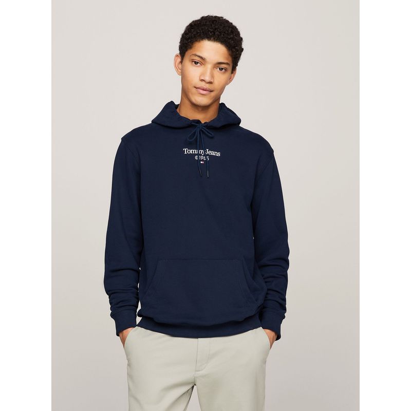 TOMMY HILFIGER - Polerón Hoodie Regular Graphic Azul Tommy Jeans