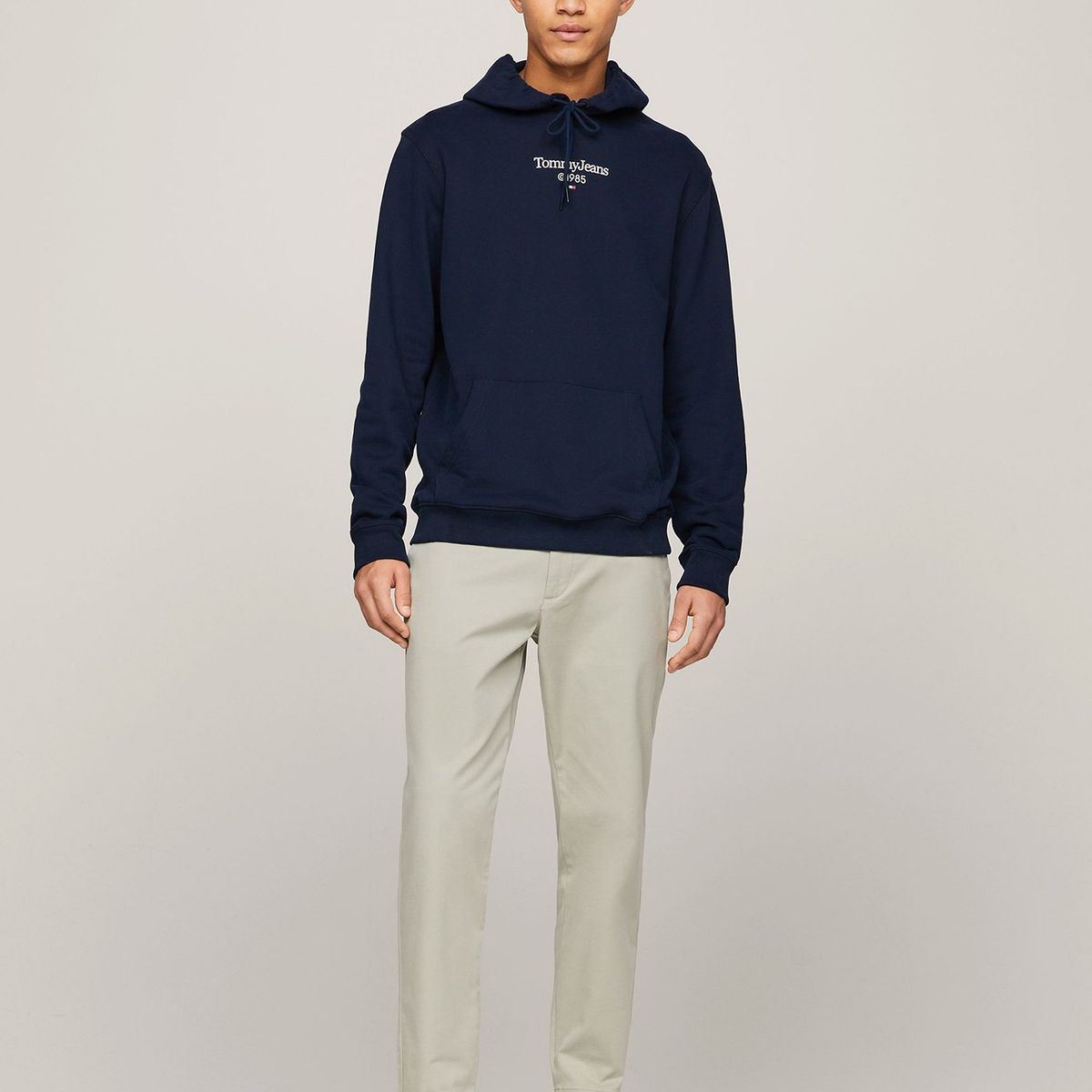 TOMMY HILFIGER - Polerón Hoodie Regular Graphic Azul Tommy Jeans
