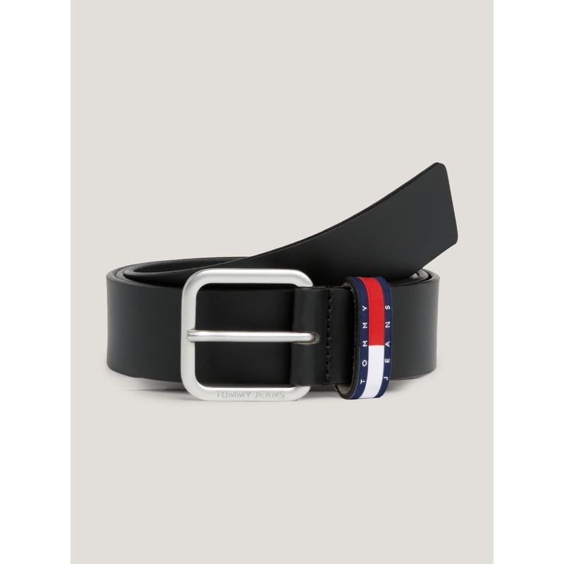 TOMMY HILFIGER - Cinturón Ryan Essential De Cuero Negro Tommy Hilfiger